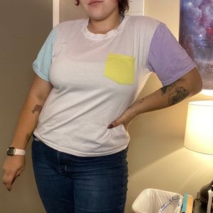 Colorblocked Tee